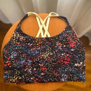Lululemon Floral Energy Longline Bra